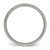 Image of Titanium Polished Grooved Criss Cross Design Ring