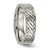 Image of Titanium Polished Textured Ring
