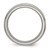 Image of Titanium Ridged Edge 8mm Brushed and Polished Band Ring TB38