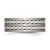 Image of Titanium w/ Sterling Silver Braided Inlay 8mm Brushed and Antiqued Band Ring