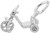 Image of Tricycle Charm (Choose Metal) by Rembrandt