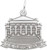 Image of U.S. Custom House Charm (Choose Metal) by Rembrandt