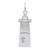 Wide Lighthouse Charm (Choose Metal) by Rembrandt