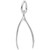 Image of Wishbone Charm (Choose Metal) by Rembrandt
