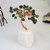 Image of Genuine Nephrite Jade Tree Figurine on Quartz Base