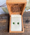 Natural Untreated 9mm Nephrite Jade Cross Stud Earrings w/ Sterling Silver Posts