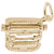 Image of Typewriter Style 762 Charm (Choose Metal) by Rembrandt