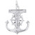 Image of Mariner Cross Charm (Choose Metal) by Rembrandt