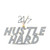 Image of 10kt Yellow Gold Mens Baguette Diamond Hustle Hard 24 7 Phrase Charm Pendant 2-5/8 Cttw