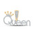 Image of 10kt Yellow Gold Womens Round Diamond Queen Phrase Pendant 1/3 Cttw