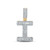 Image of 10kt Yellow Gold Mens Baguette Diamond I Initial Letter Pendant 3/8 Cttw