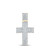 Image of 10kt Yellow Gold Mens Round Diamond Cross Charm Pendant 1 Cttw BTGND111888