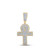 10kt Two-tone Gold Mens Round Diamond Ankh Cross Charm Pendant 1/2 Cttw BTGND159858