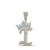 Image of 10kt Two-tone Gold Mens Round Diamond Crown I Letter Charm Pendant 1-1/3 Cttw BTGND160805