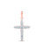 Image of 10kt Rose Gold Womens Round Diamond Cross Pendant 3/8 Cttw BTGND166911