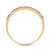 10kt Yellow Gold Round Blue Color Enhanced Diamond Bridal Wedding Ring Band Set 1/2 Cttw