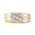 14kt Yellow Gold Mens Round Diamond Wedding Band Ring 1/4 Cttw 21555