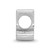 Image of Sterling Silver Rhodium-plated LogoArt University of Alabama Letter A Enameled Bead