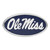 Image of Sterling Silver Rhodium-plated LogoArt University of Mississippi Ole Miss Oval Enameled Bead Image of Sterling Silver Rhodium-plated LogoArt University of Mississippi Ole Miss Oval Enameled Bead
