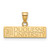Gold-plated Sterling Silver LogoArt Duquesne University Medium Pendant