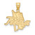 Image of 10k Yellow Gold LogoArt University of Tulsa Large Pendant