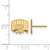 Image of 14k Yellow Gold LogoArt Ohio University Extra Small Post Earrings