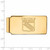 14k Yellow Gold NHL LogoArt New York Rangers Money Clip