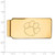 Image of 10k Yellow Gold LogoArt Clemson University Tiger Paw Money Clip