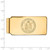 10k Yellow Gold LogoArt Virginia Tech Crest Money Clip