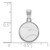 Image of 14k White Gold LogoArt Georgia Southern University Eagle Small Pendant 4W023GSU
