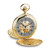 Charles Hubert Gold-plated Double Hunter Grey Dial Pocket Watch