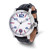 Marvel Adult Size Captain America Black Leather Watch