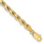 Image of 10k Yellow Gold 4.25mm Diamond-cut Rope Chain 10K033-9