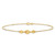 Image of 14K Yellow Gold Polished Fancy Link 9in Plus 1 in ext. Anklet