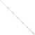 Image of 10k Yellow Gold Two-tone Polished Infinity 9in Plus 1 in ext. Anklet