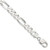 Image of Sterling Silver 9mm Figaro Chain QFG250-10