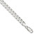 Image of Sterling Silver 7mm Beveled Curb Chain QFB180-10