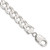 Image of Sterling Silver 9.75mm Flat Curb Chain QLB250-10