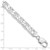 Image of Sterling Silver Rhodium-plated 9.5mm Flat Anchor Chain QAN250R-9