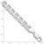 Image of Sterling Silver Rhodium-plated 8.25mm Flat Cuban Anchor Chain QFAN220R-9