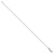 Image of Sterling Silver 1mm Cable Chain Anklet QCL025-9