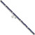 Image of Chisel Stainless Steel Polished 2-Strand Lapis and Crystal Cross 9 inch Anklet Plus 2 inch Extension