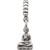 Image of Sterling Silver Reflections Antiqued Budda Dangle Bead QRS4359