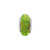 Image of Sterling Silver Reflections Light Green Hand-blown Glass Bead