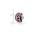 Sterling Silver Reflections Pink/Black Mother-of-pearl Wish Mosaic Bead