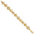 14K Yellow Gold Starfish, Shell, Clam Link Bracelet