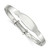 Image of Sterling Silver ID Adjustable Baby Bangle Bracelet