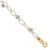 Image of 14k Two-tone Gold Puff Stars Bracelet