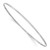 Image of 10k White Gold 1.5mm Polished Slip-on Bangle Bracelet