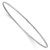 Image of 10k 1.5mm White Gold Diamond-Cut Slip-on Bangle Bracelet